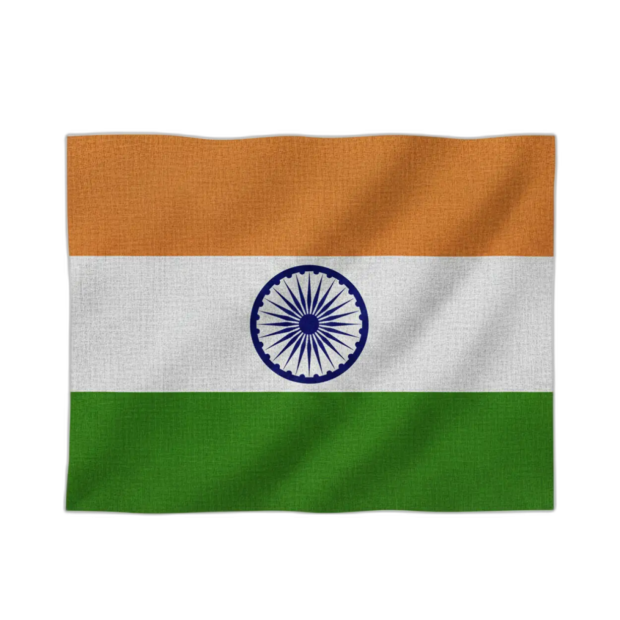 indian flag png mockup ready