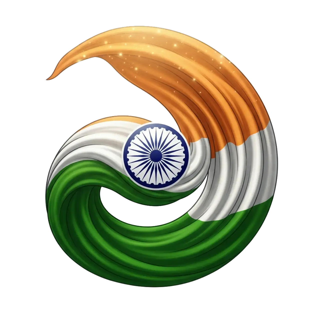 Free Download Indian Flag Silhouette Png - High Quality Indian Flag Png Transparent PNG
