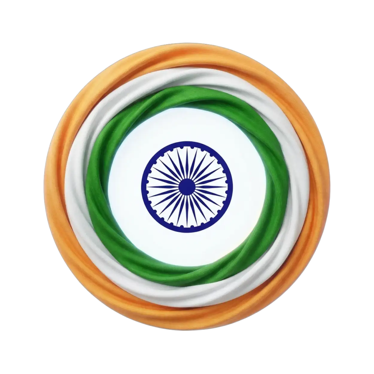 Free Download Indian Flag With Ashoka Chakra Png 2 - High Quality Indian Flag Png Transparent PNG