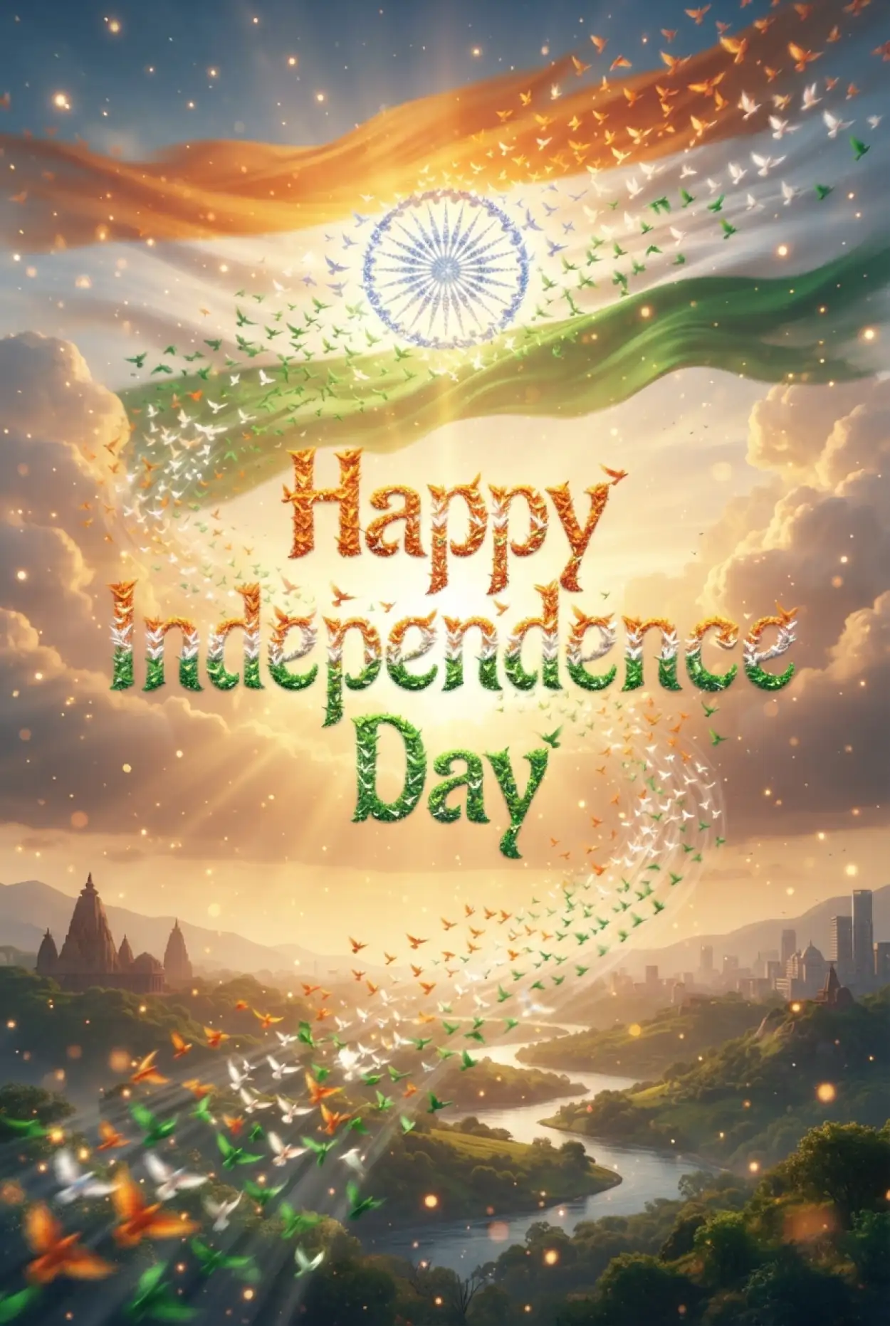 Free Download Indian Independence Day Poster 2026 - High Quality Independence Day Poster 2026 Image