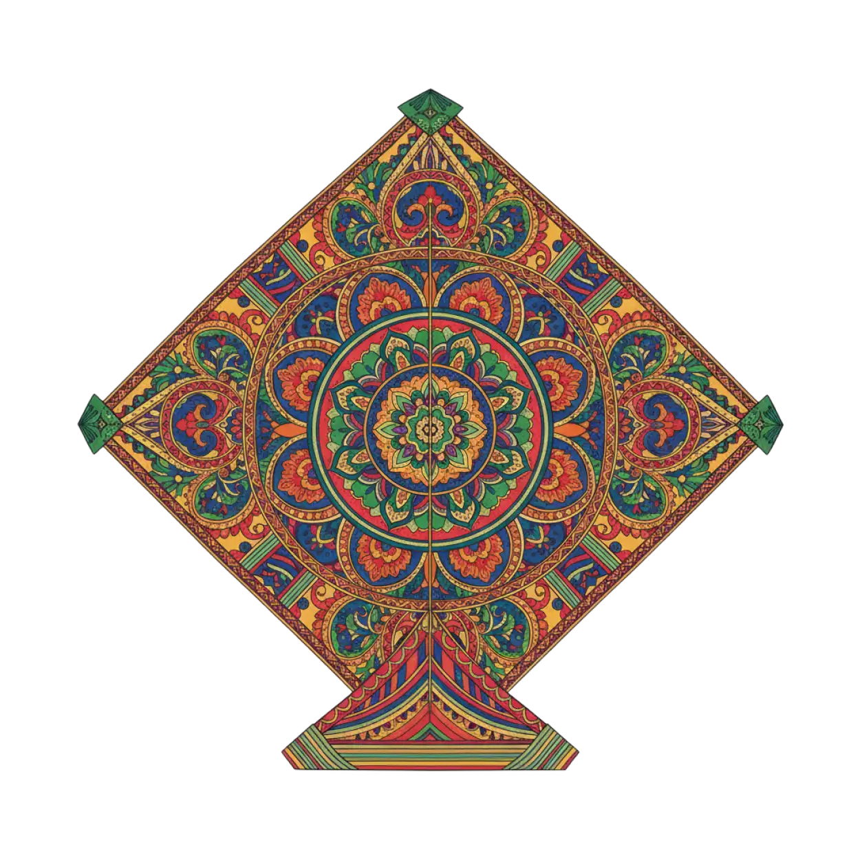 Free Download Indian Patang Kite Png For Makar Sankranti - High Quality Kite Png PNG Image