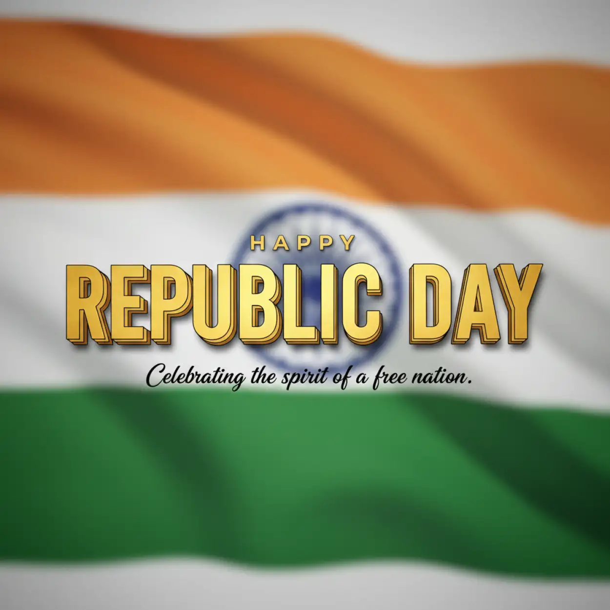 indian republic day banner design