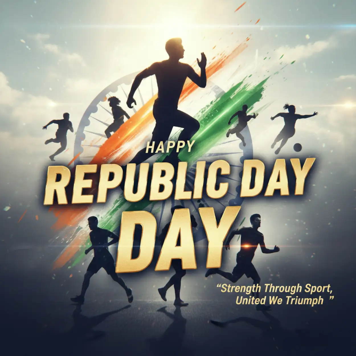 indian republic day creative poster design