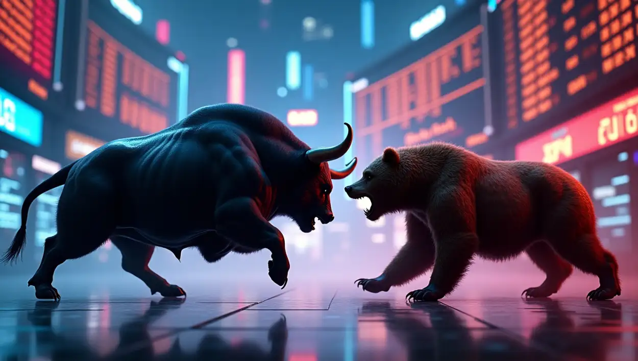Indian stock market background design