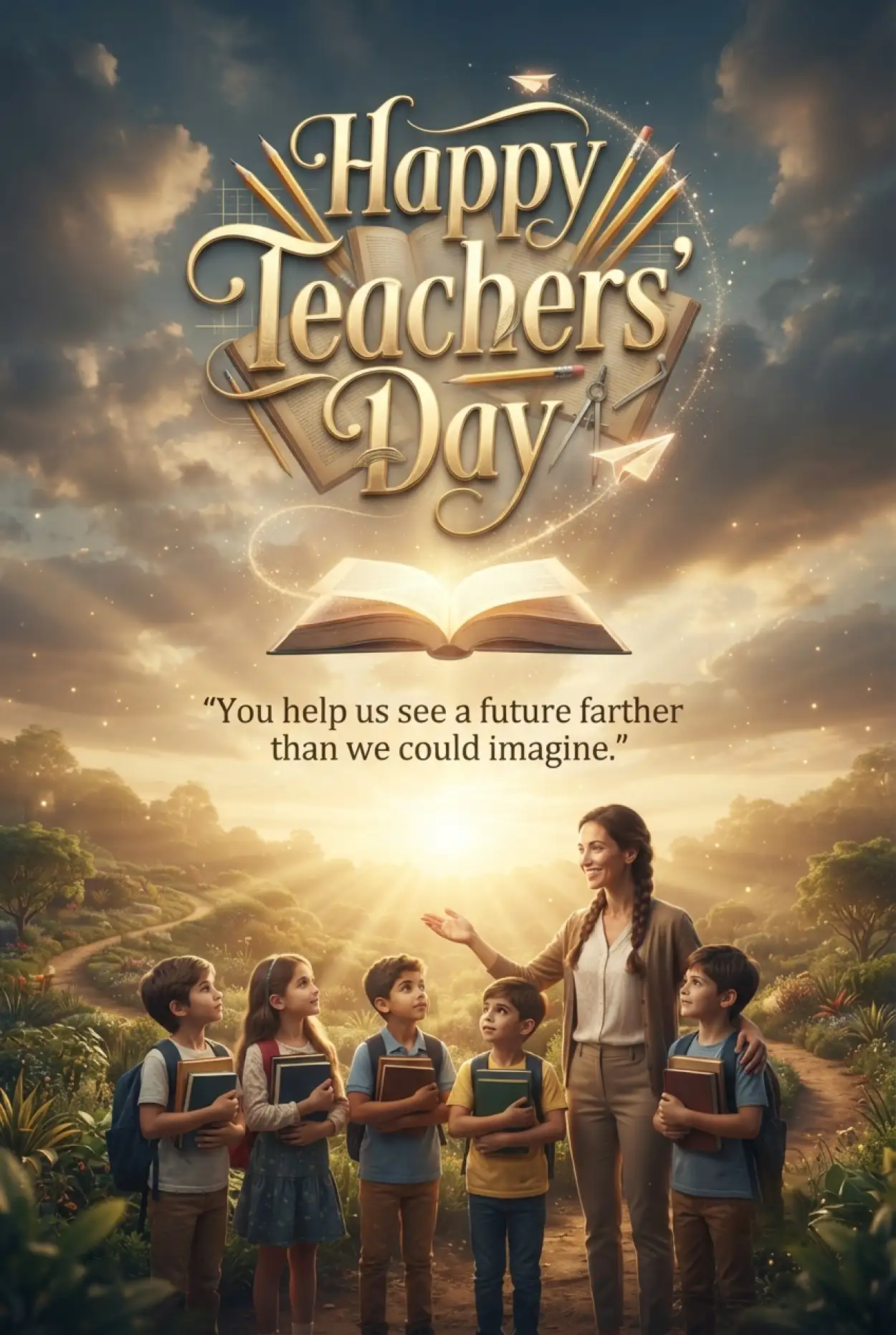 Free Download Inspirational Teachers Day Greetings - High Quality Teachers Day Greetings Image