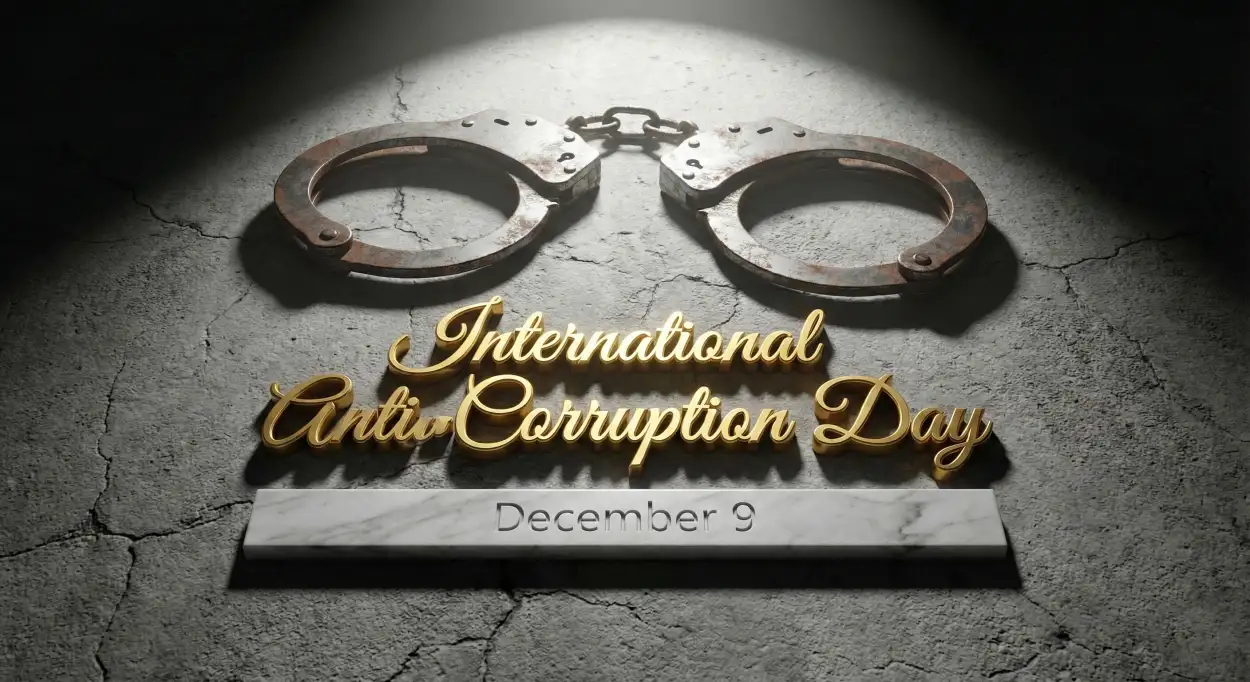 International Anti-Corruption Day logo PNG transparent