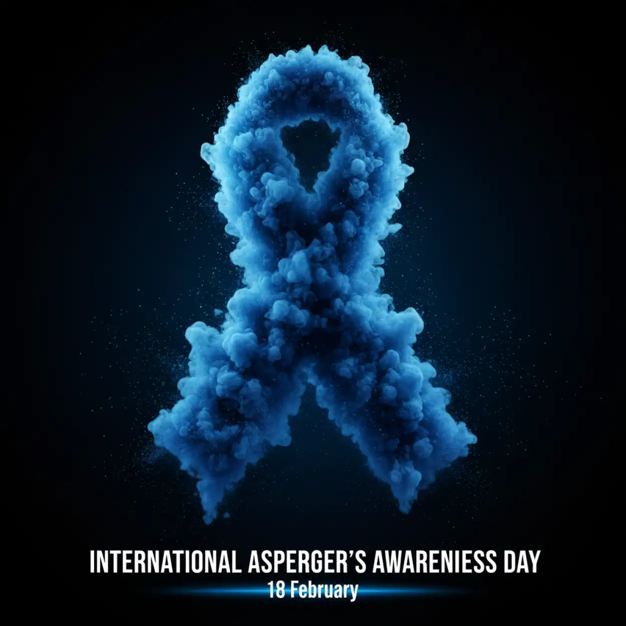 international aspergers awareness day awareness background blue texture