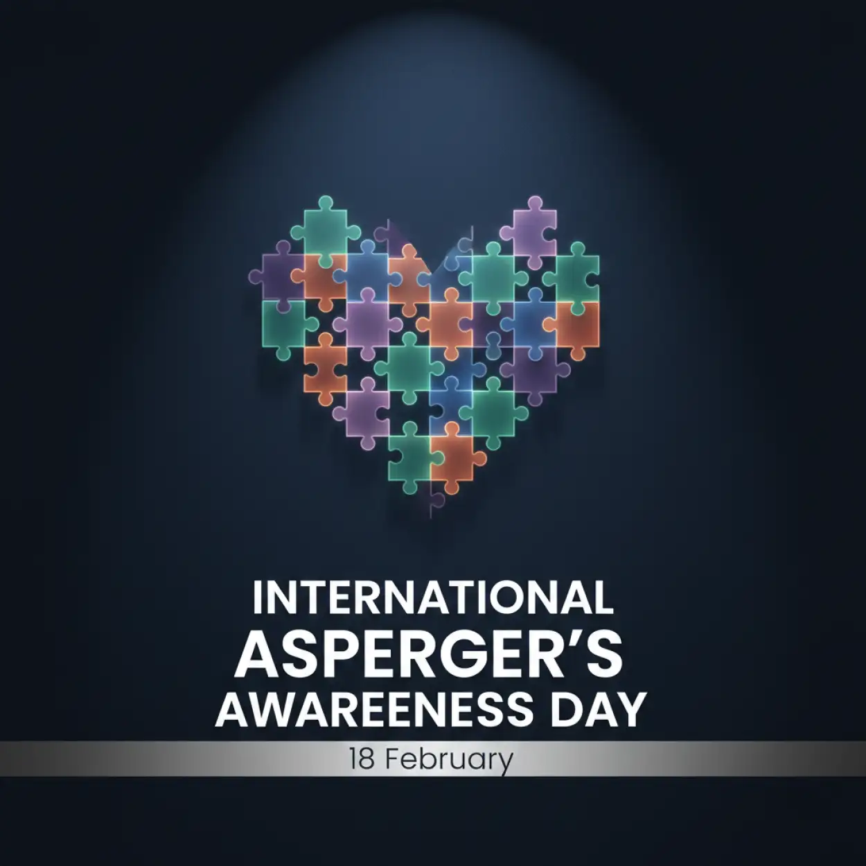 international aspergers awareness day awareness badge design