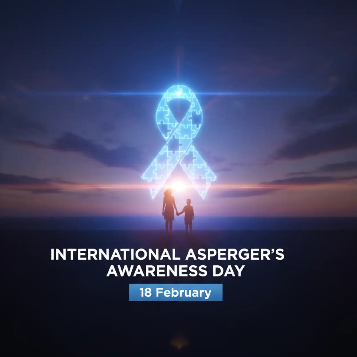 international aspergers awareness day background design