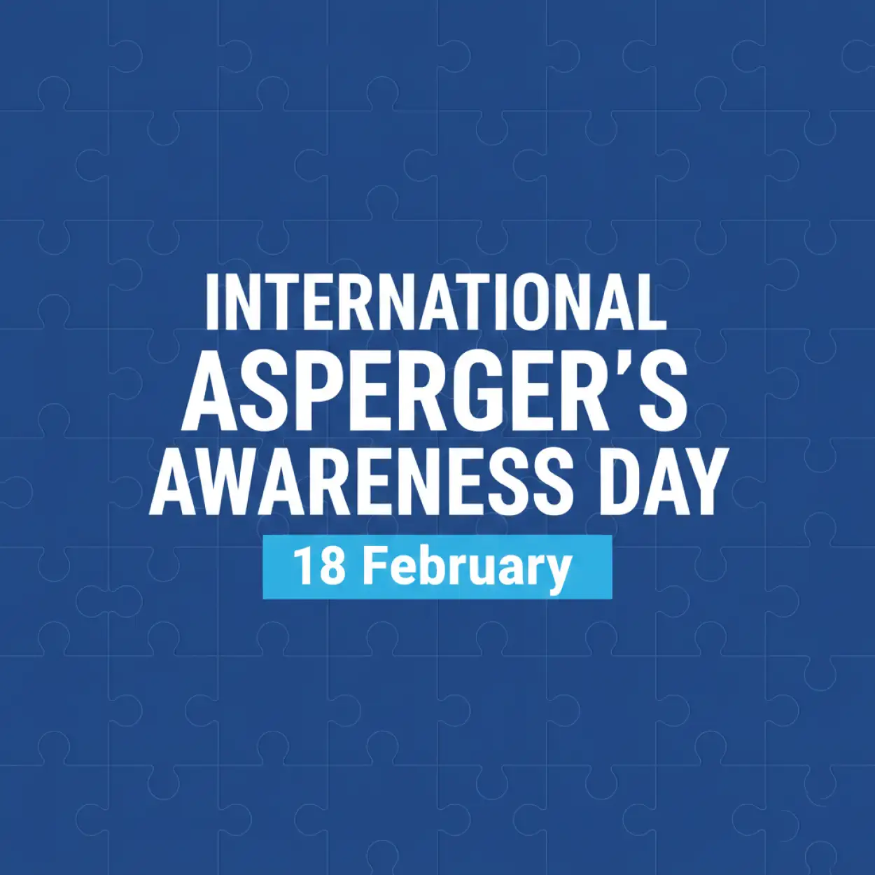 international aspergers awareness day social media post