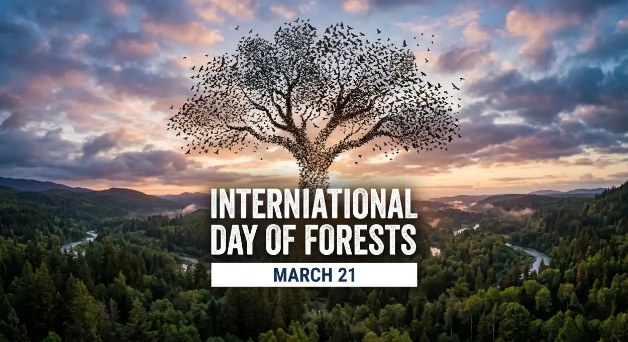 Free Download International Day Of Forests Slogan In English - High Quality International Day Of Forests Image
