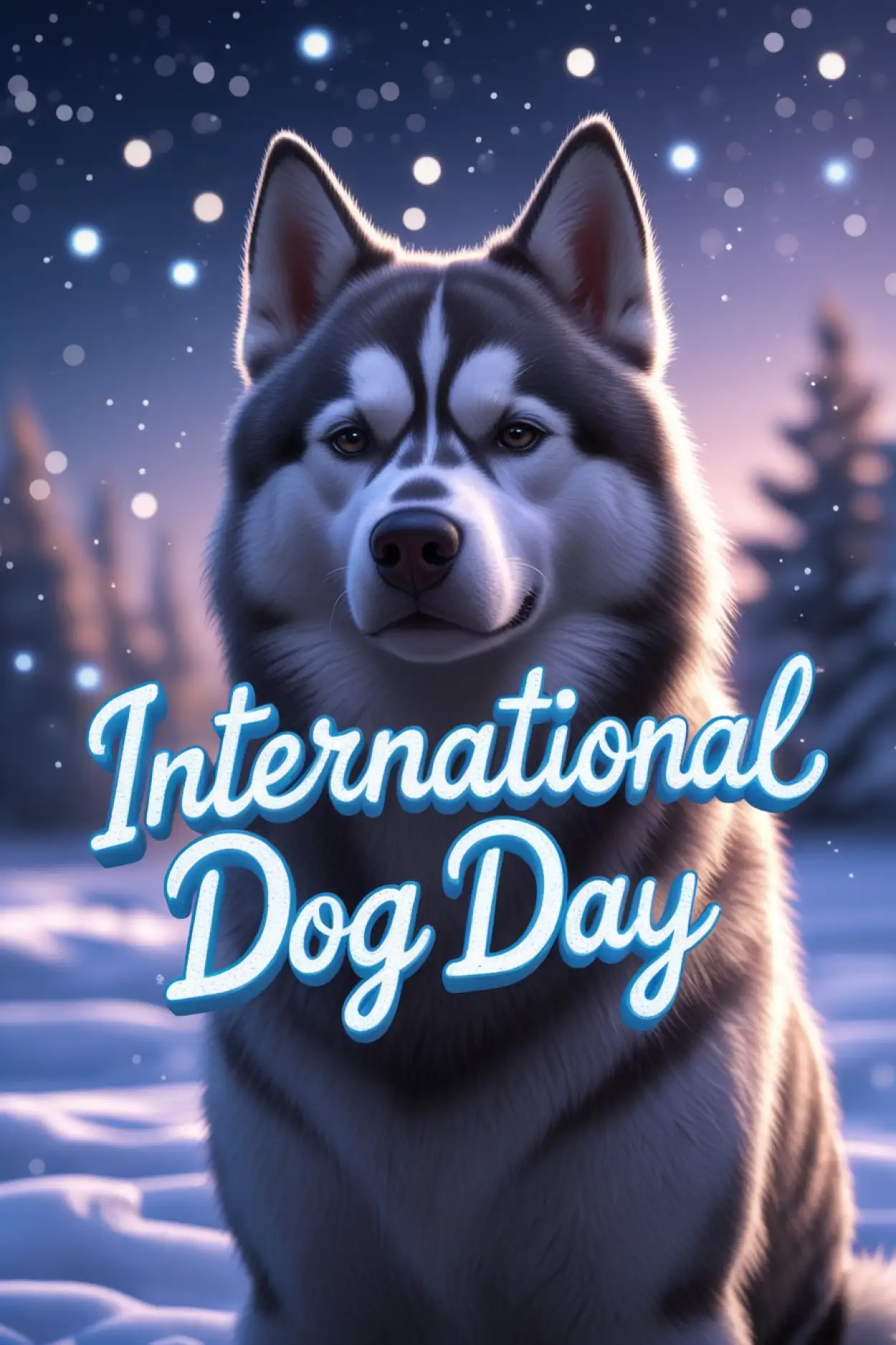 international dog day 2025 celebration photos with puppies