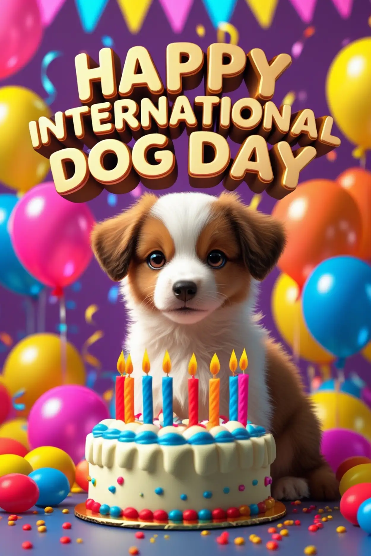 International Dog Day 2025 Slogans In English - Royalty Free Happy International Dog Day Image | Pngmagic Free Download International Dog Day 2025 Slogans In English - High Quality Happy International Dog Day Background