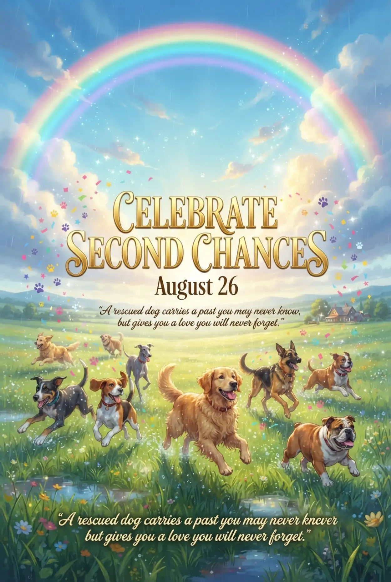 Free Download International Dog Day 2026 Celebrate Rescue Dogs - High Quality International Dog Day 2026 Image