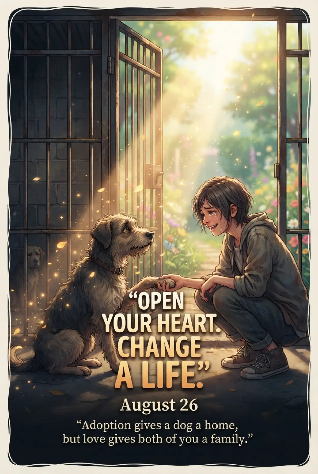 Free Download International Dog Day 2026 Heart Touching Quotes - High Quality International Dog Day 2026 Image