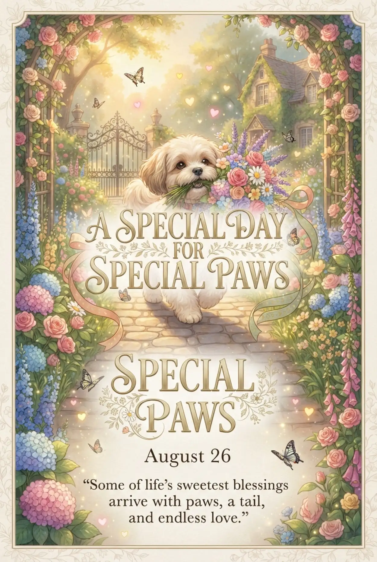 Free Download International Dog Day 2026 Printable Cards - High Quality International Dog Day 2026 Image