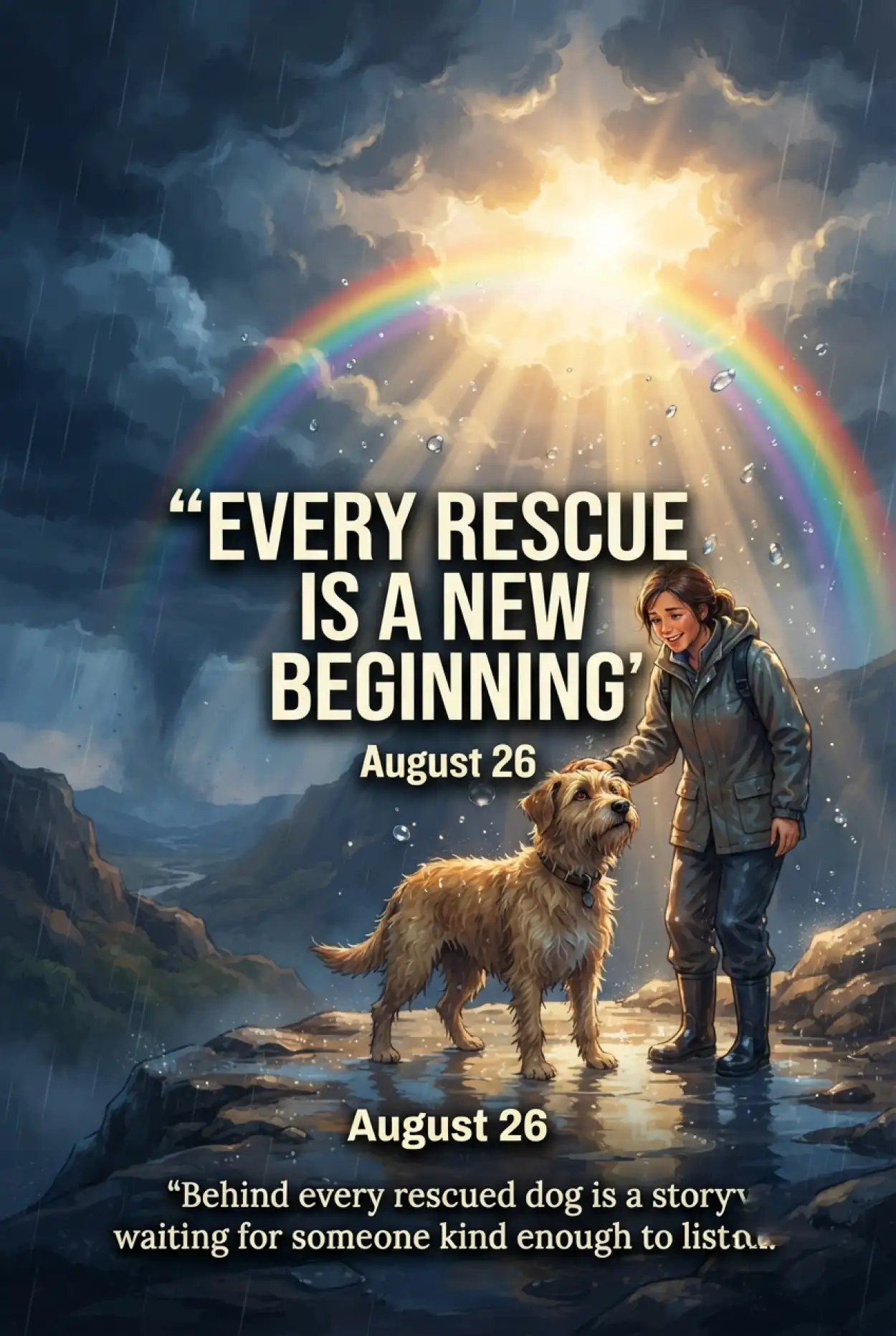 Free Download International Dog Day 2026 Rescue Dog Awareness - High Quality International Dog Day 2026 Image