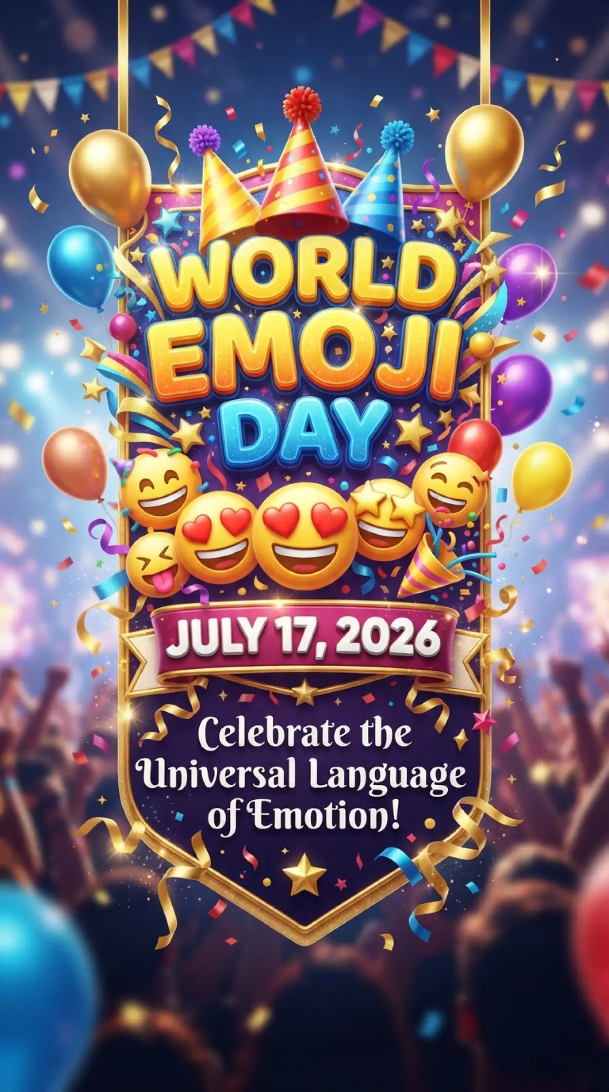 Free Download International Emoji Day Celebration - High Quality World Emoji Day 2026 Image