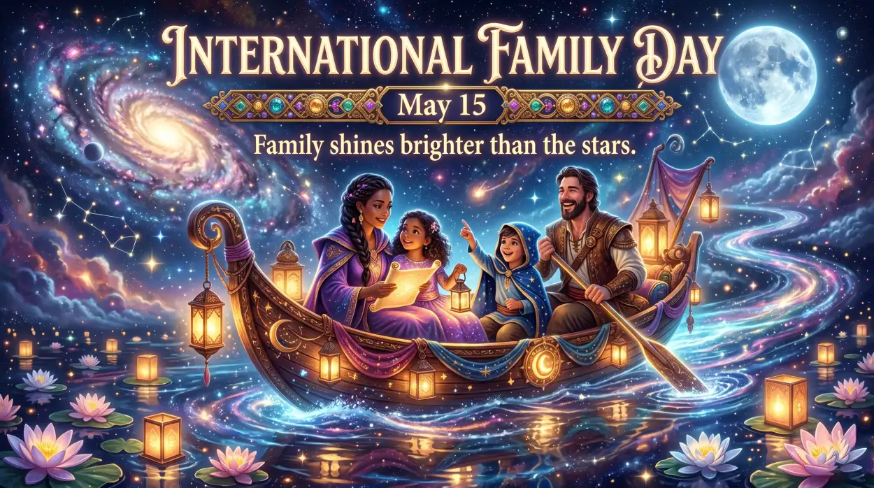 Free Download International Family Day 2026 Colorful Family Festival Banner - High Quality International Family Day 2026 Image