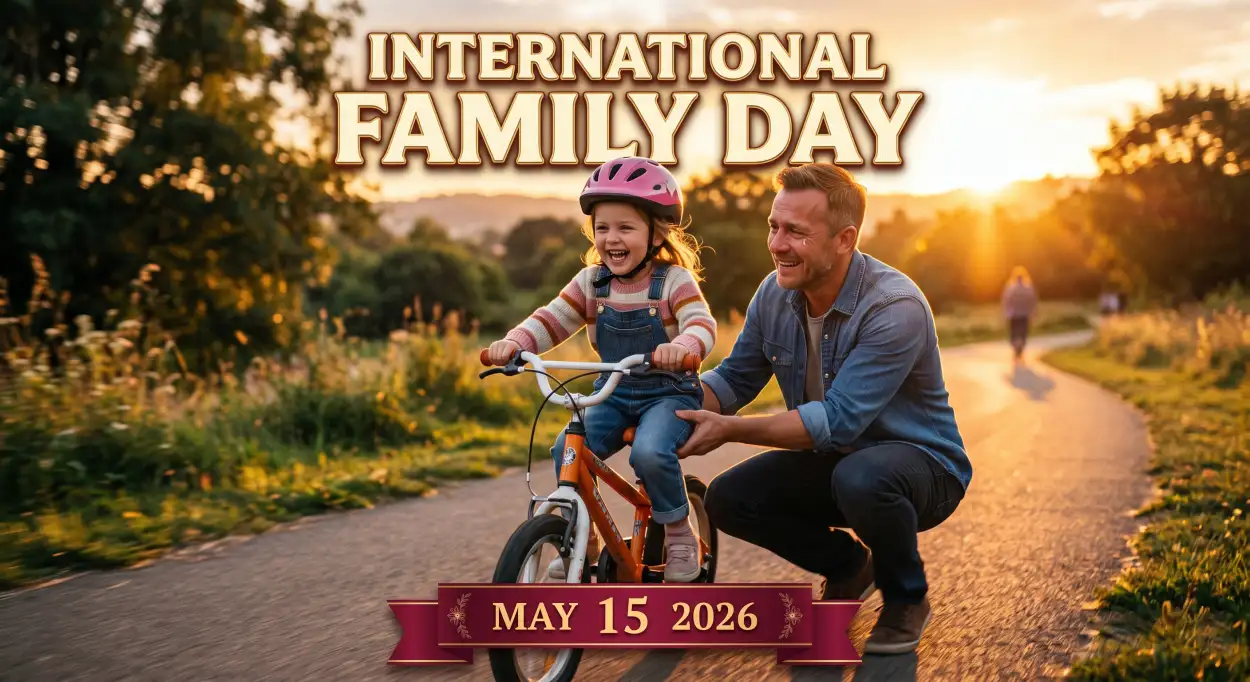 Free Download International Family Day 2026 Colorful Poster Template - High Quality International Family Day 2026 Wishes Image