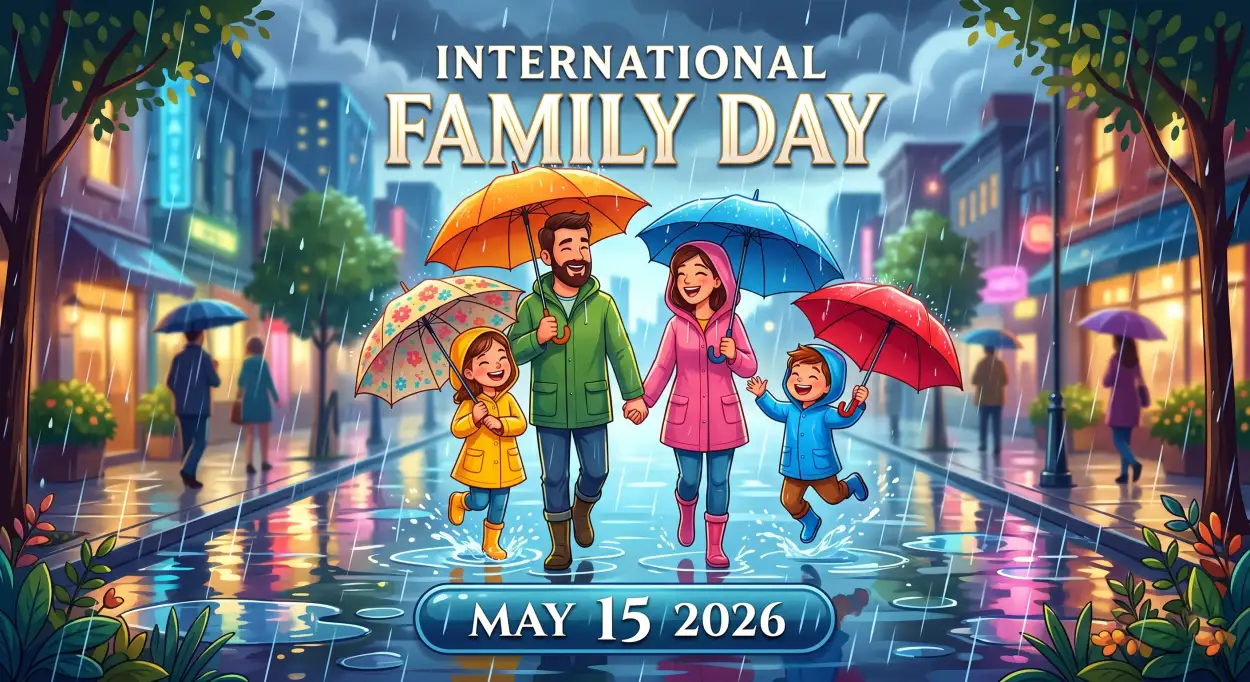 Free Download International Family Day 2026 Family Day Theme - High Quality International Family Day 2026 Wishes Image
