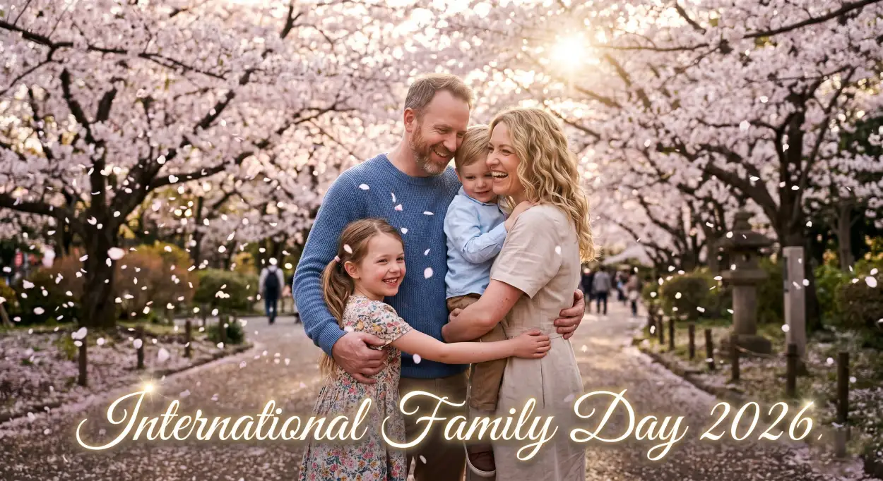 Free Download International Family Day 2026 Heart Touching Family Quotes - High Quality International Family Day 2026 Image