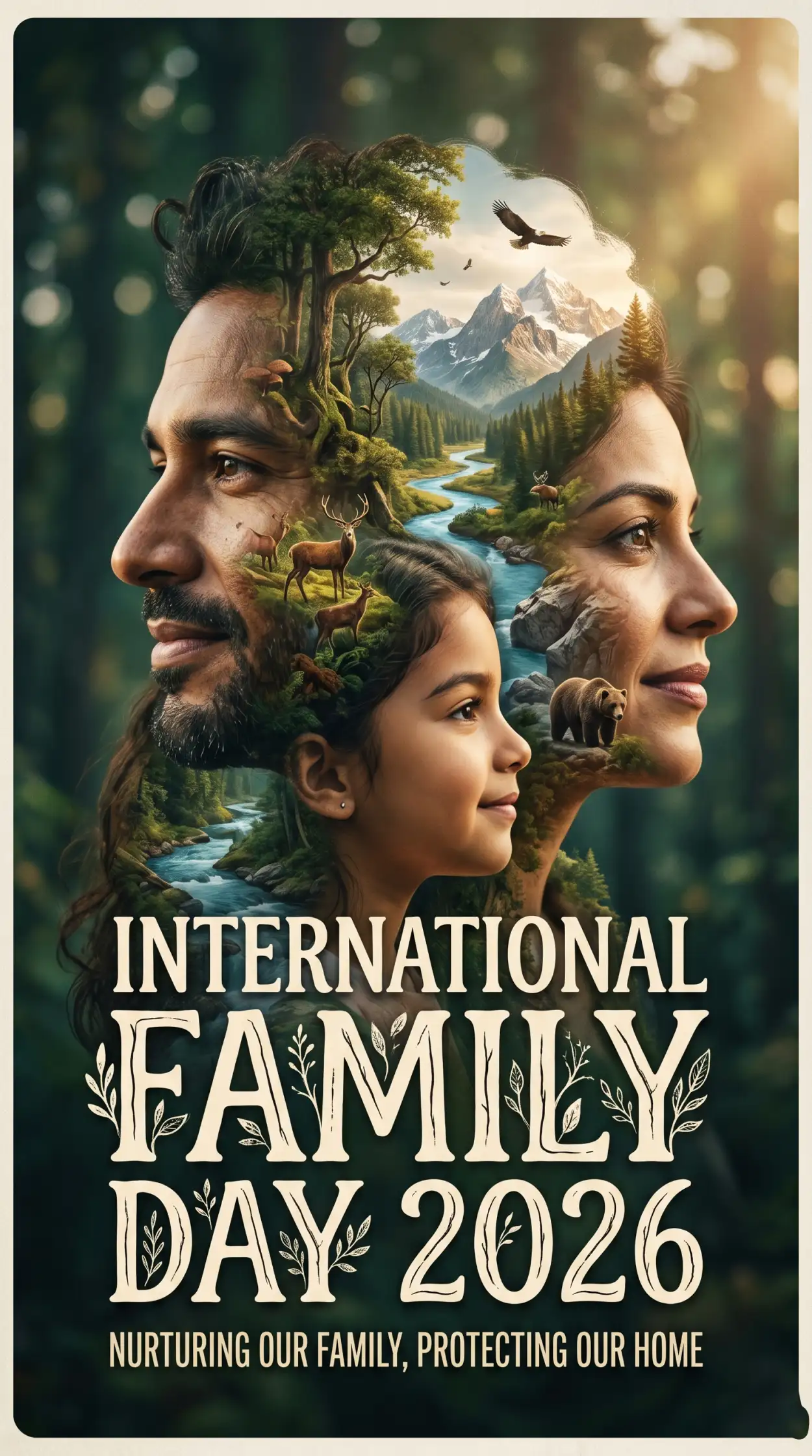 Free Download International Family Day 2026 Poster With Family Illustration - High Quality International Family Day 2026 Image