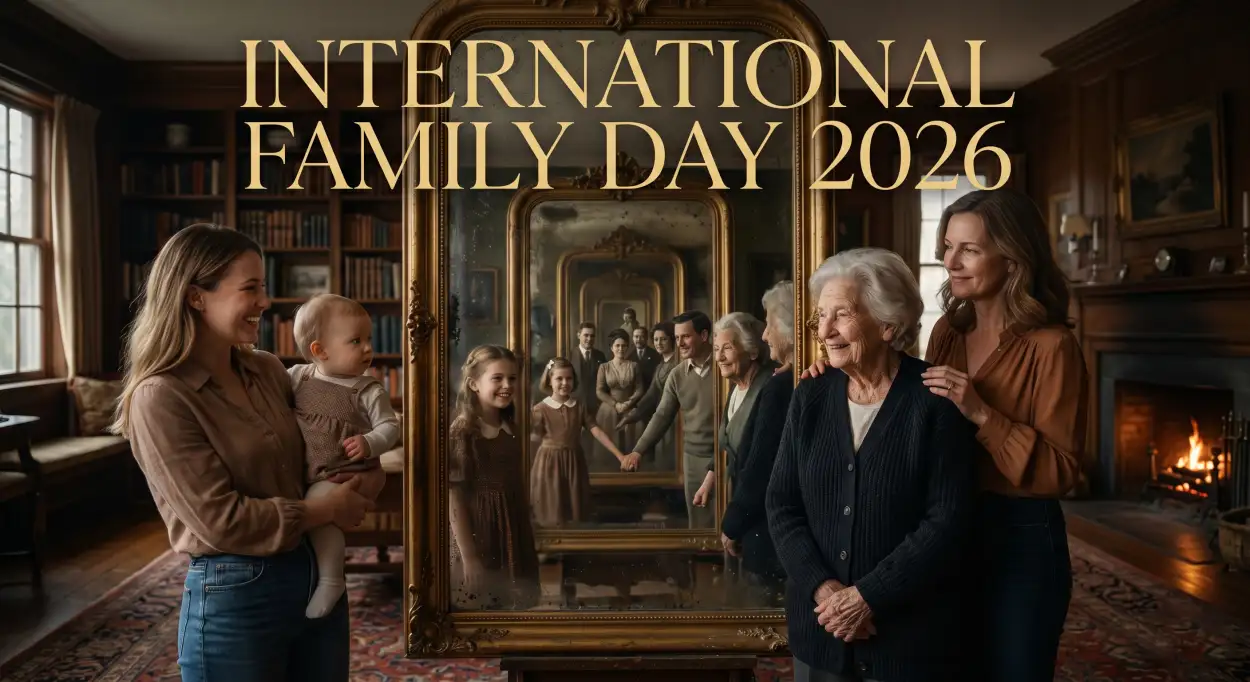 Free Download International Family Day 2026 Realistic Family Portrait - High Quality International Family Day 2026 Image
