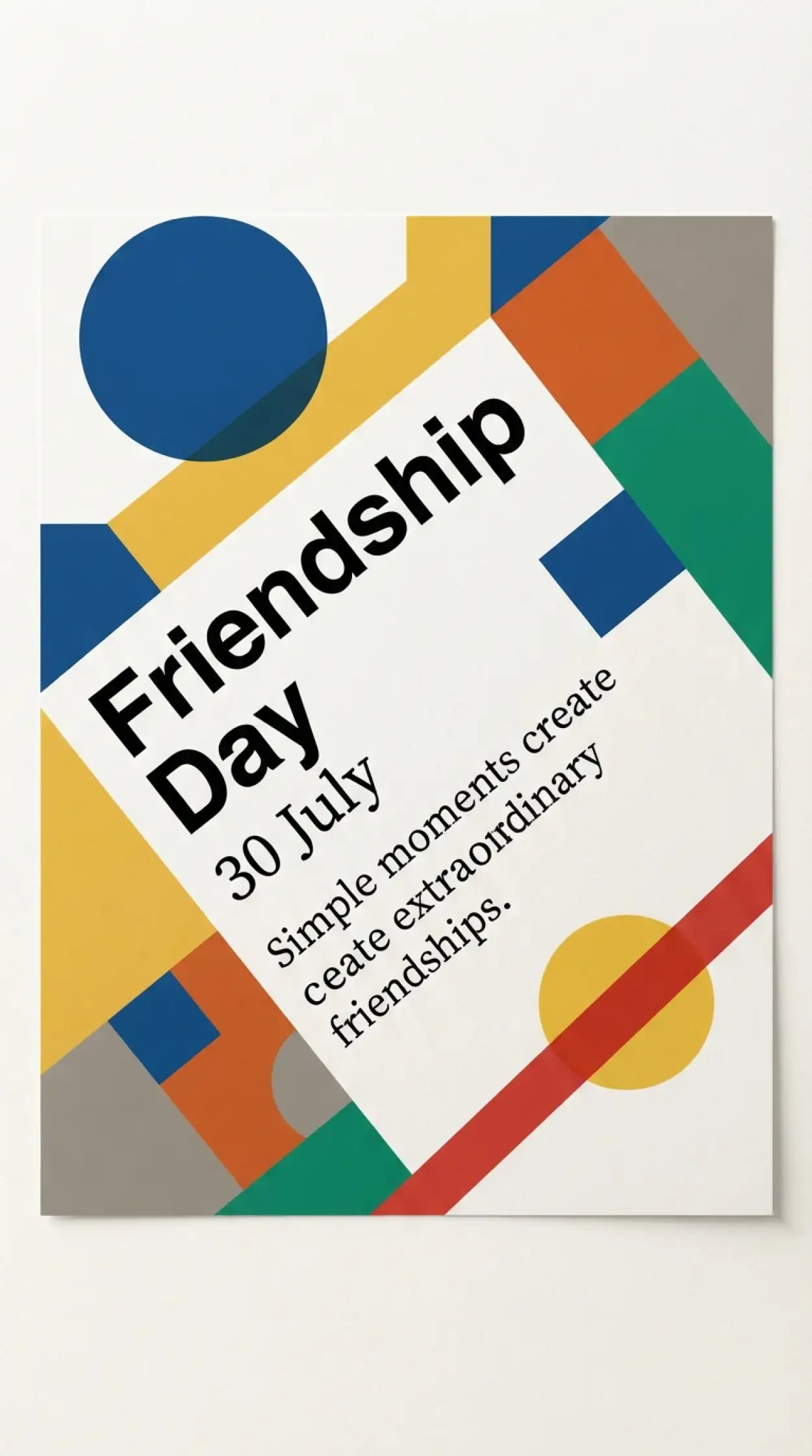 Free Download International Friendship Day Flyer Design - High Quality International Friendship Day Image