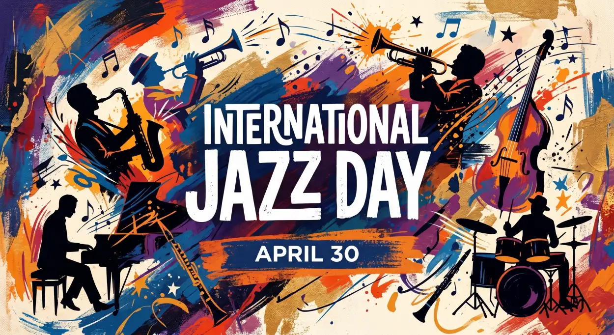 Free Download International Jazz Day 2026 Quotes And Wishes - High Quality International Jazz Day 2026 Image