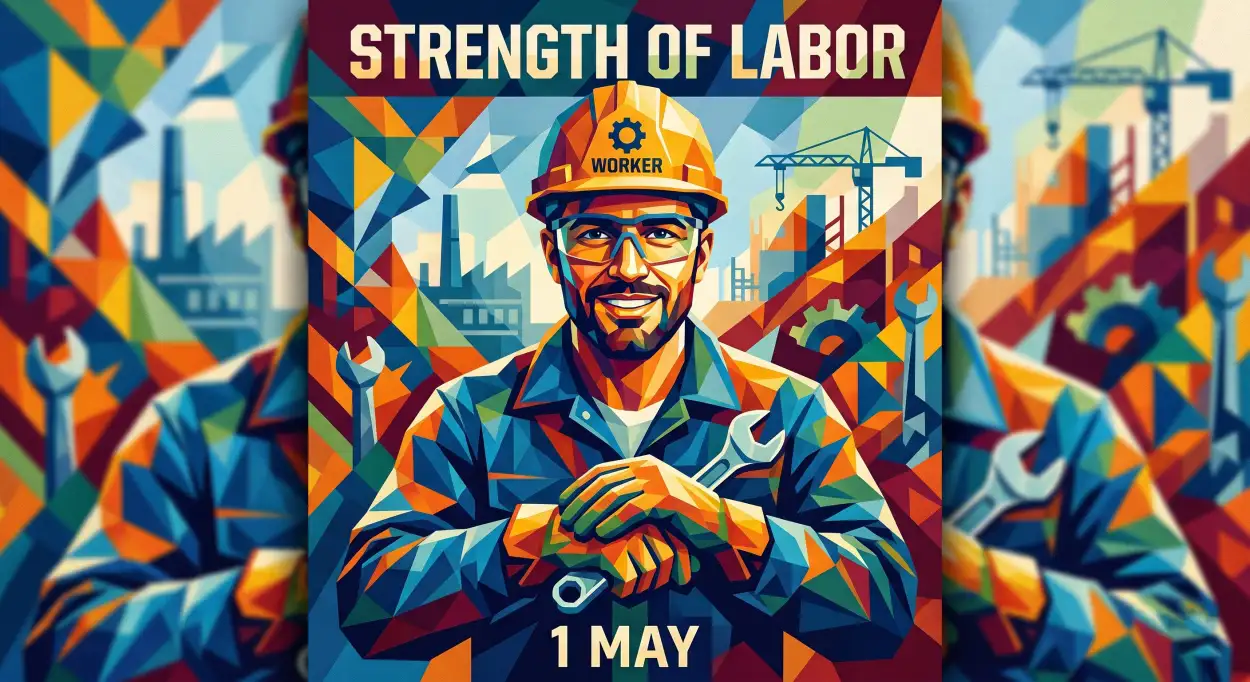 Free Download International Labor Day Poster Design Images - High Quality International Labor Day Wishes 2026 Image