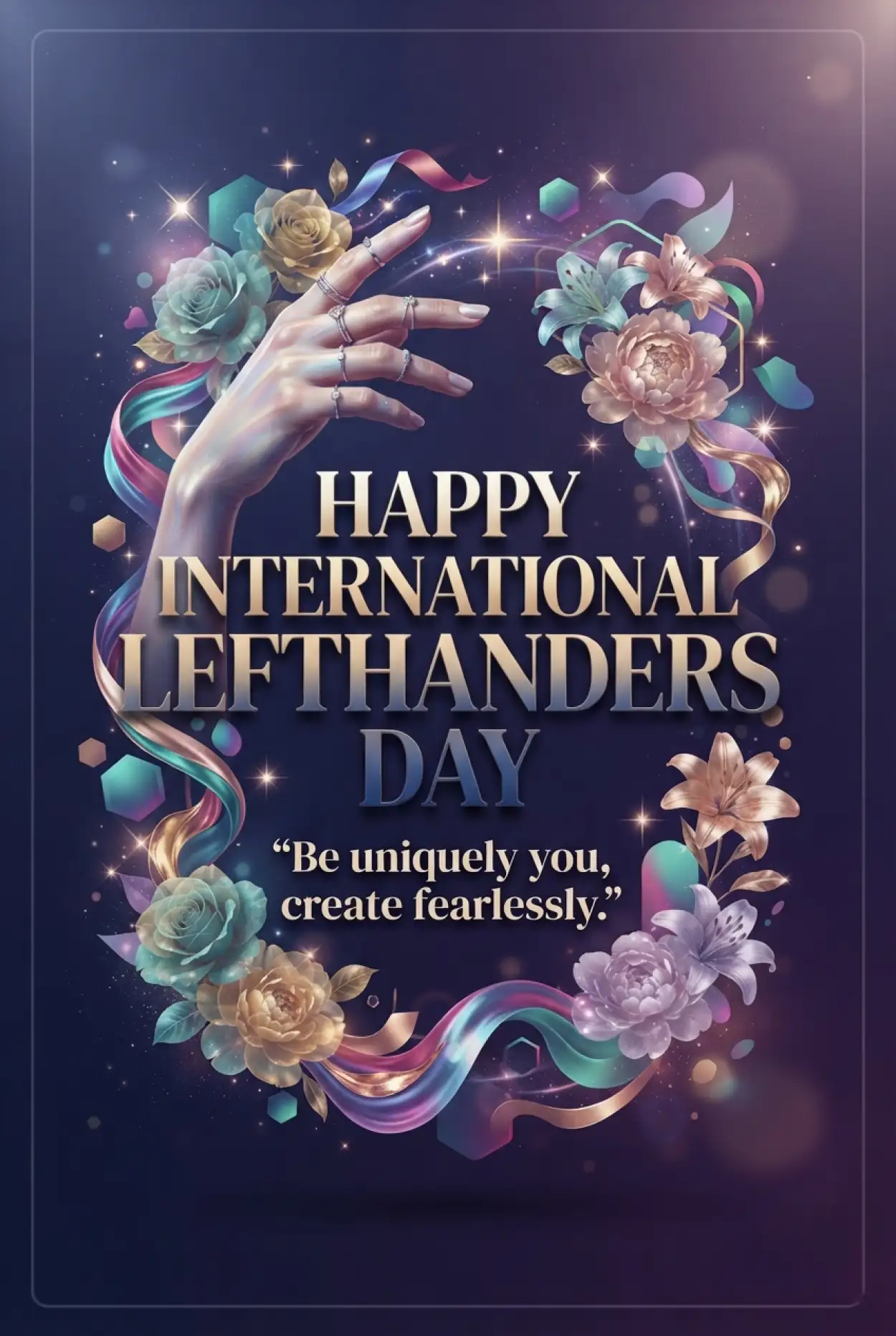 Free Download International Lefthanders Day 2026 Banner - High Quality International Lefthanders Day 2026 Image