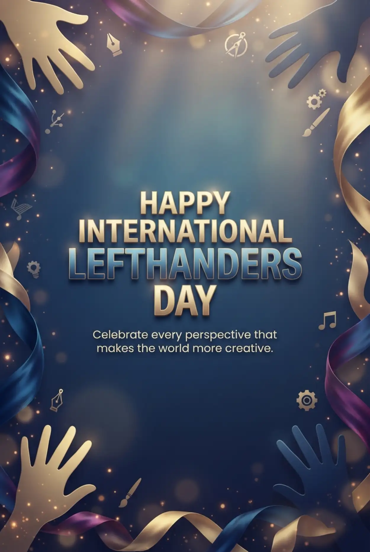 Free Download International Lefthanders Day Abstract Background 2026 - High Quality International Lefthanders Day 2026 Background Image