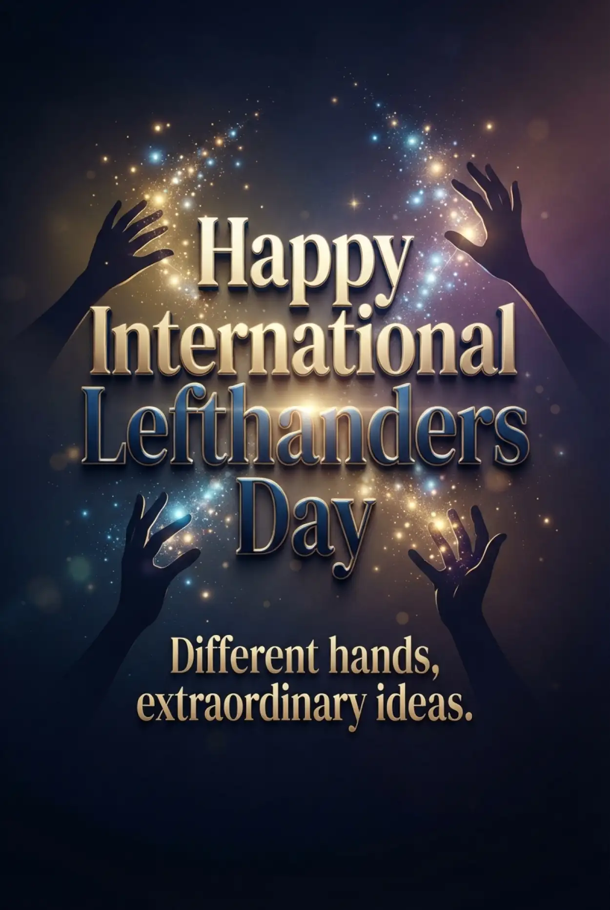 Free Download International Lefthanders Day Banner Design 2026 - High Quality International Lefthanders Day 2026 Image