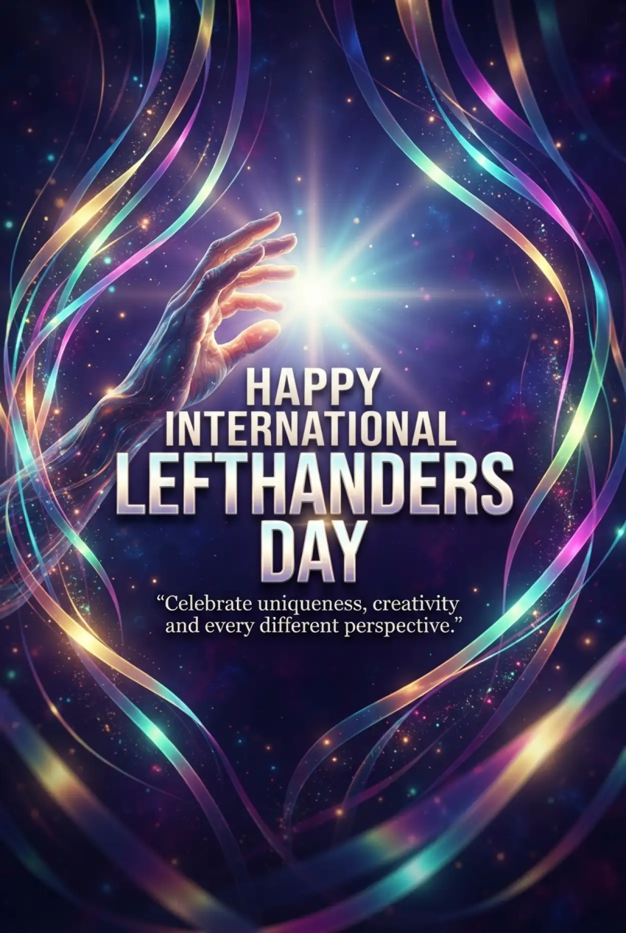 Free Download International Lefthanders Day Hd Background 2026 - High Quality International Lefthanders Day 2026 Background Image