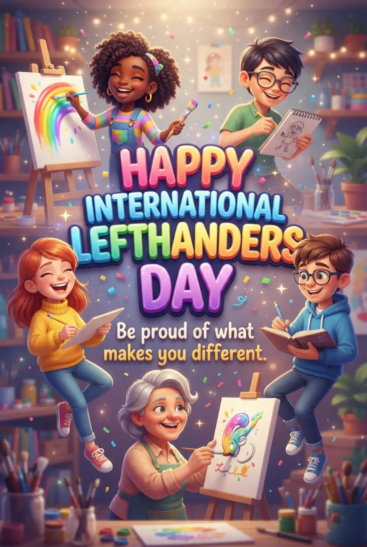 Free Download International Lefthanders Day Youtube Banner 2026 - High Quality International Lefthanders Day 2026 Background Image