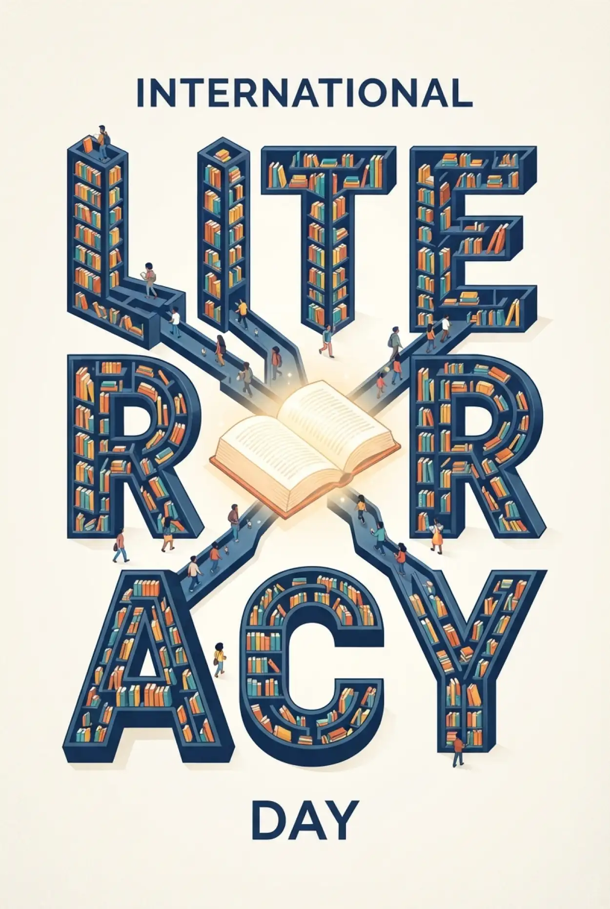 Free Download International Literacy Day 2026 Awareness Images - High Quality International Literacy Day 2026 Image