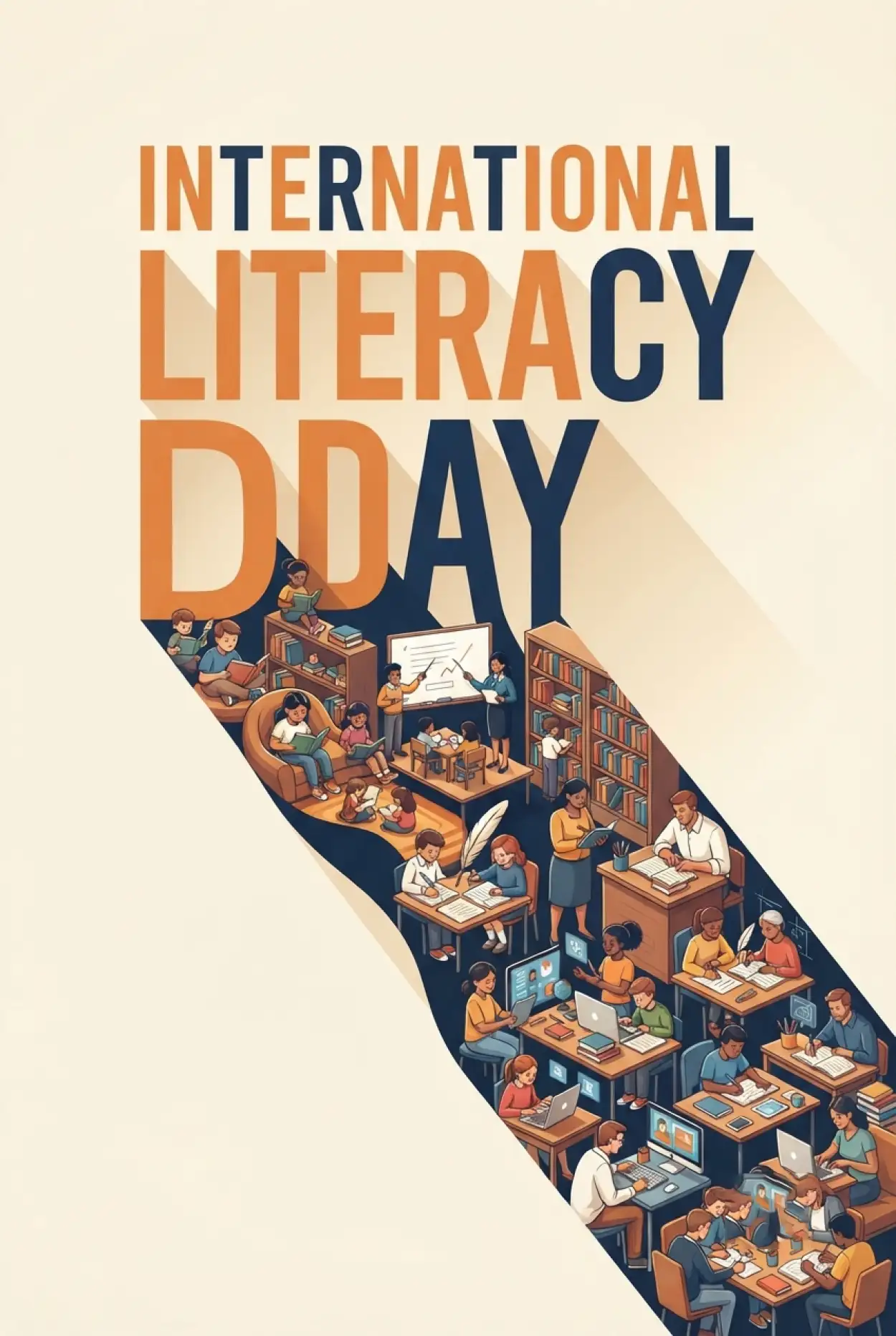 Free Download International Literacy Day 2026 Education Poster - High Quality International Literacy Day 2026 Image