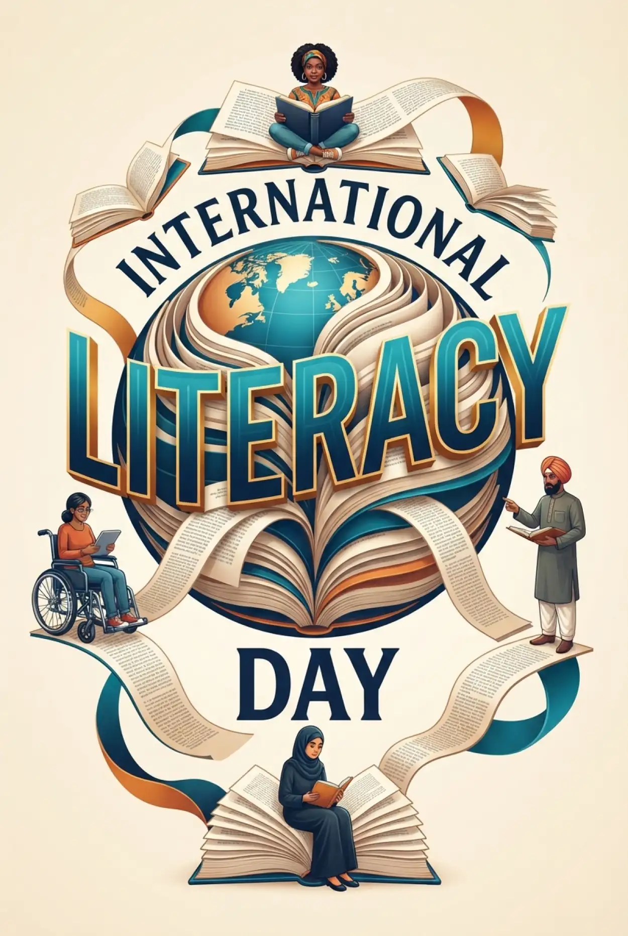 Free Download International Literacy Day 2026 Educational Images - High Quality International Literacy Day 2026 Image
