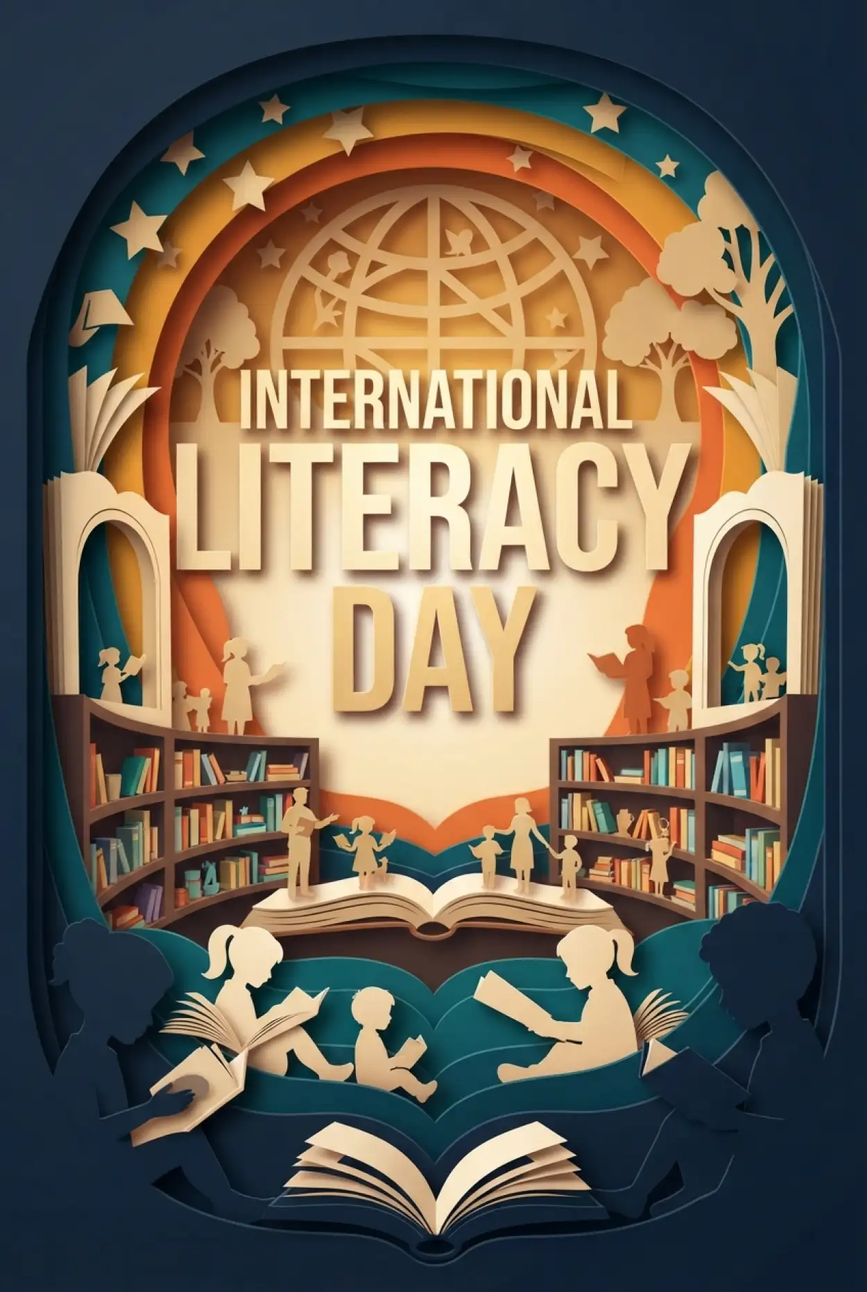 Free Download International Literacy Day 2026 Vector Illustration - High Quality International Literacy Day 2026 Image