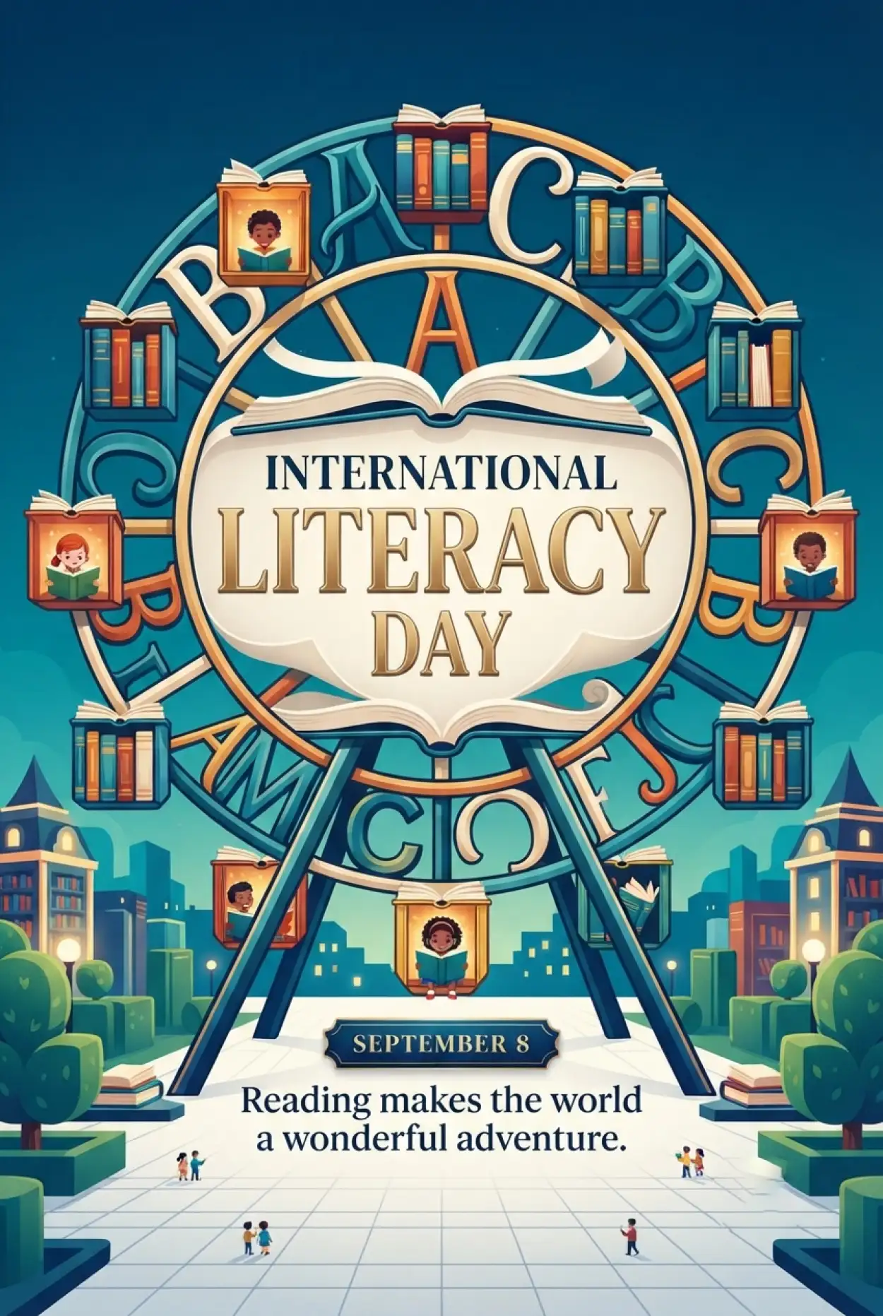 Free Download International Literacy Day Background - High Quality International Literacy Day Background Image