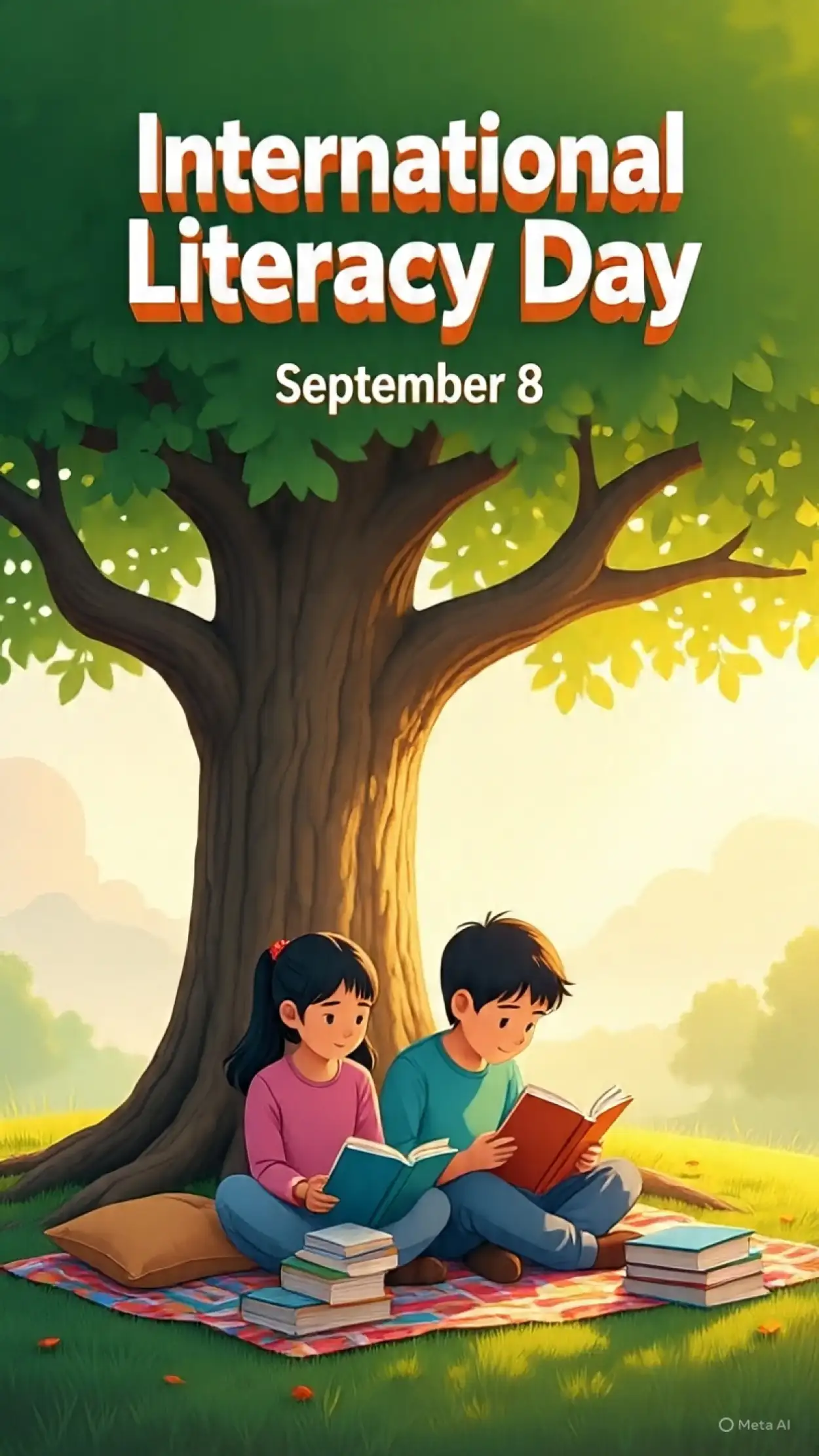 International Literacy Day Minimal Poster Design - Royalty Free International Literacy Day Image | Pngmagic Free Download International Literacy Day Minimal Poster Design - High Quality International Literacy Day Background