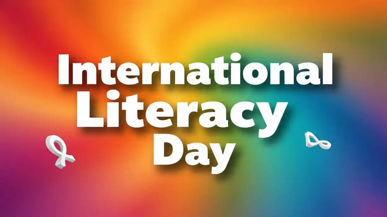 International Literacy Day Typography Poster Design - Royalty Free International Literacy Day Image | Pngmagic Free Download International Literacy Day Typography Poster Design - High Quality International Literacy Day Background