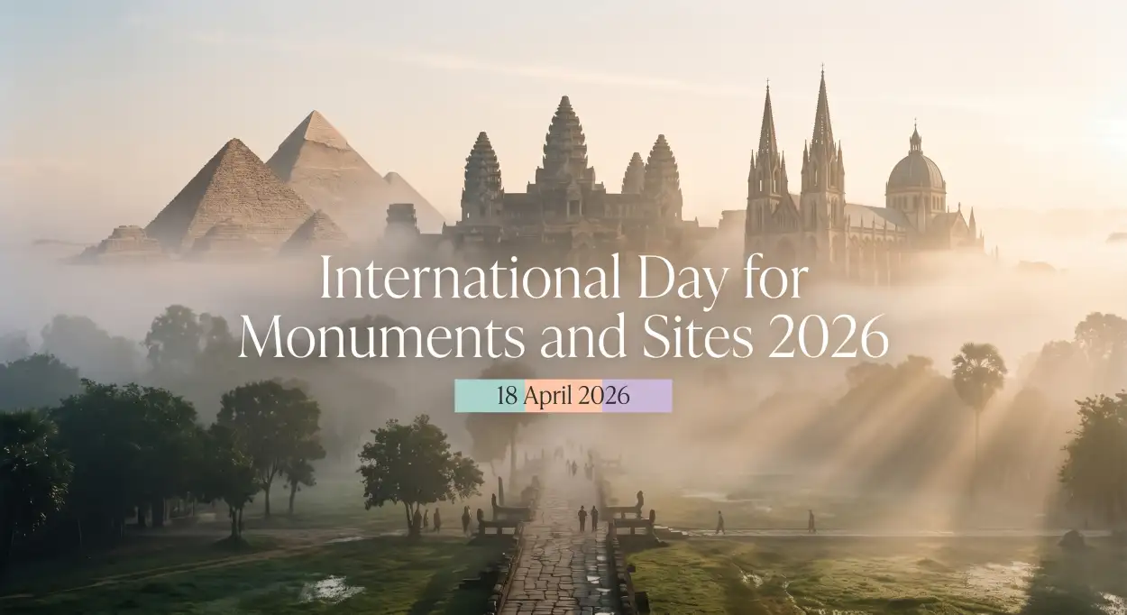 Free Download International Monuments Day Captions For Instagram - High Quality International Day For Monuments And Sites 2026 Image