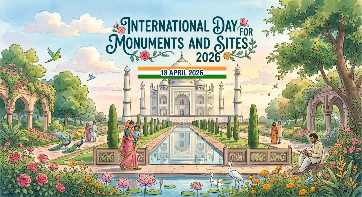 Free Download International Monuments Day Wishes Images - High Quality International Day For Monuments And Sites 2026 Image