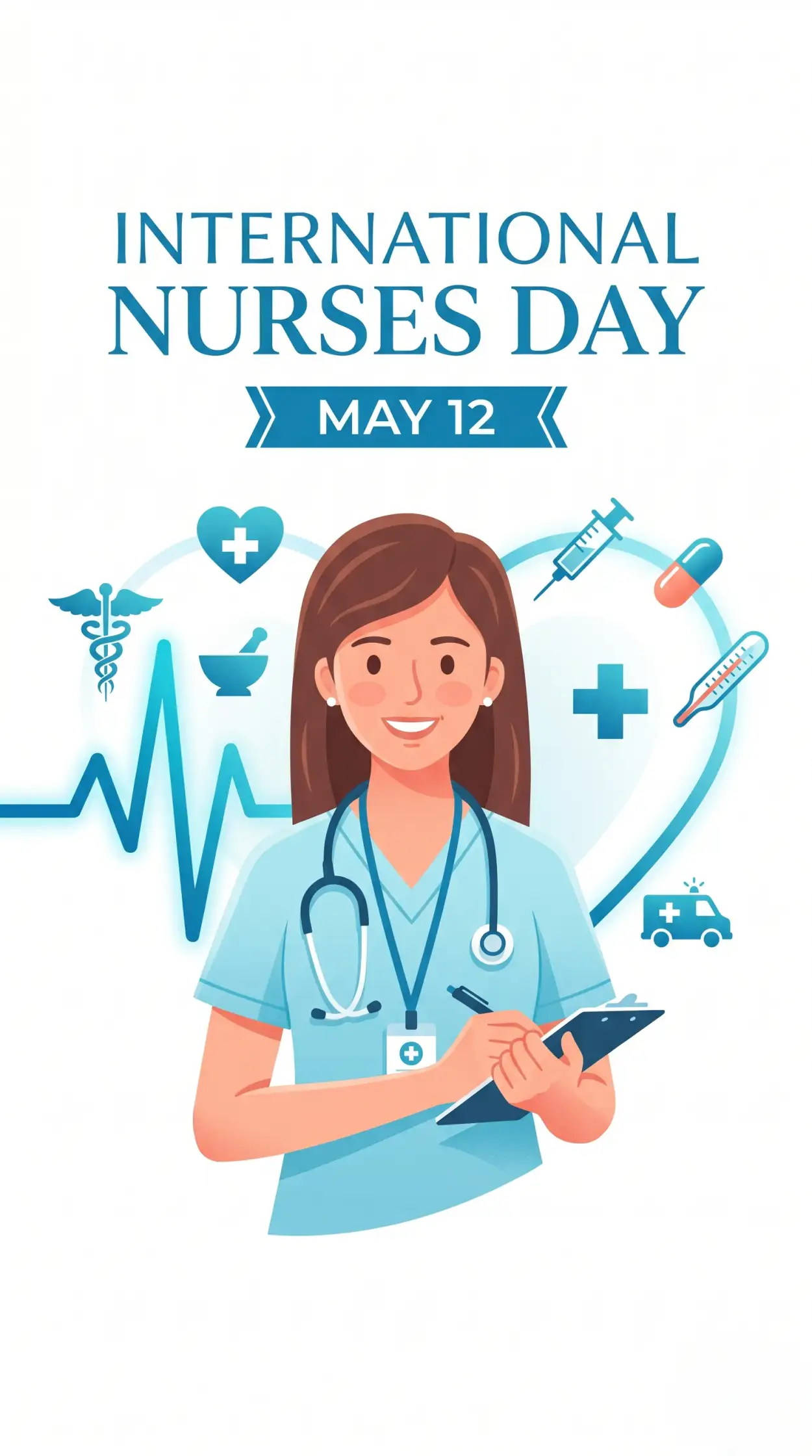 Free Download International Nurses Day 2026 Ai Generated Artwork - High Quality International Nurses Day 2026 Wishes Image