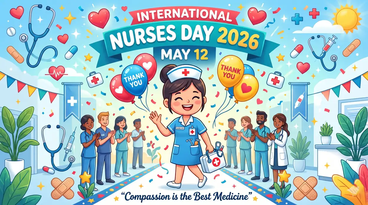Free Download International Nurses Day 2026 Drawing - High Quality International Nurses Day 2026 Wishes Image