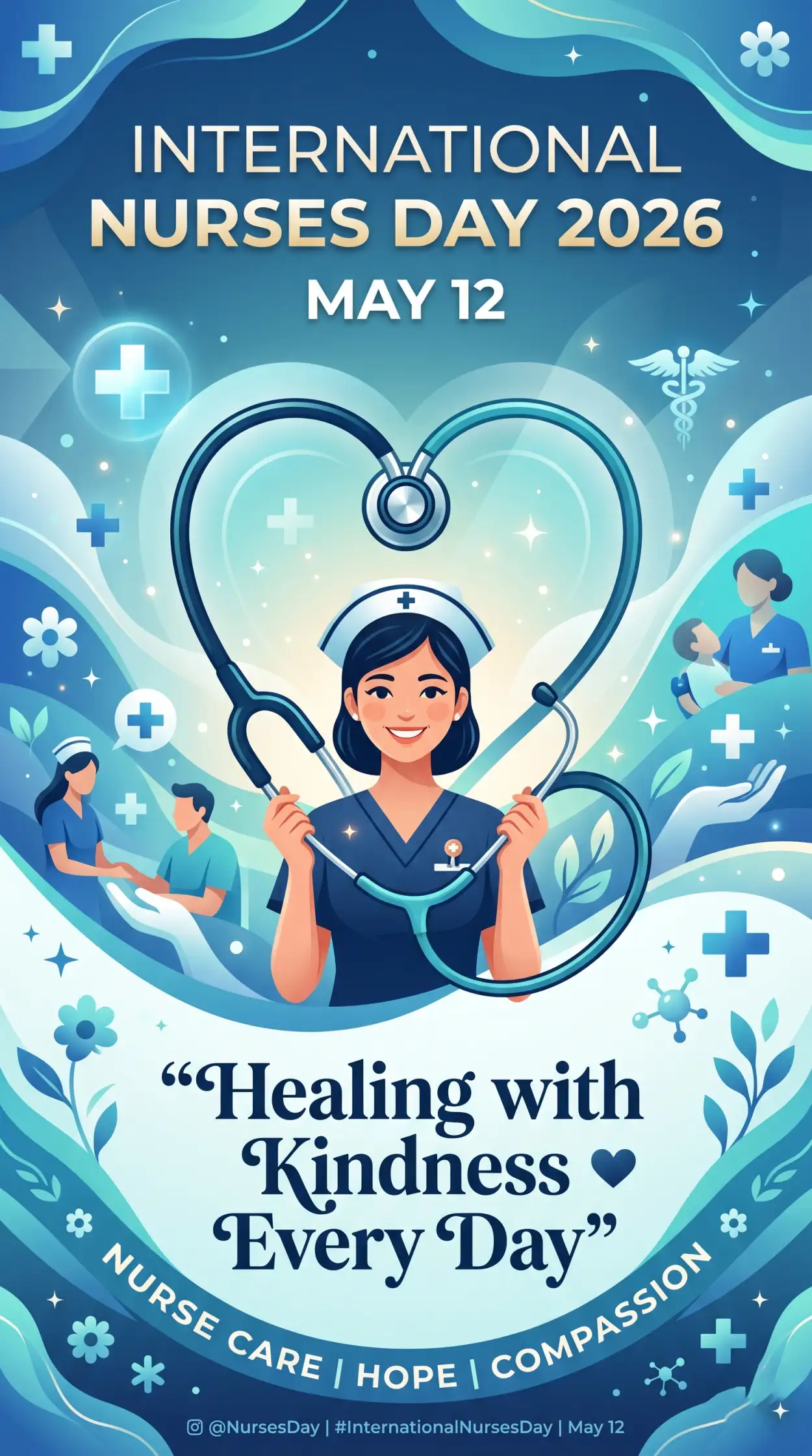 Free Download International Nurses Day 2026 Inspirational Nurse Quotes - High Quality International Nurses Day 2026 Wishes Image