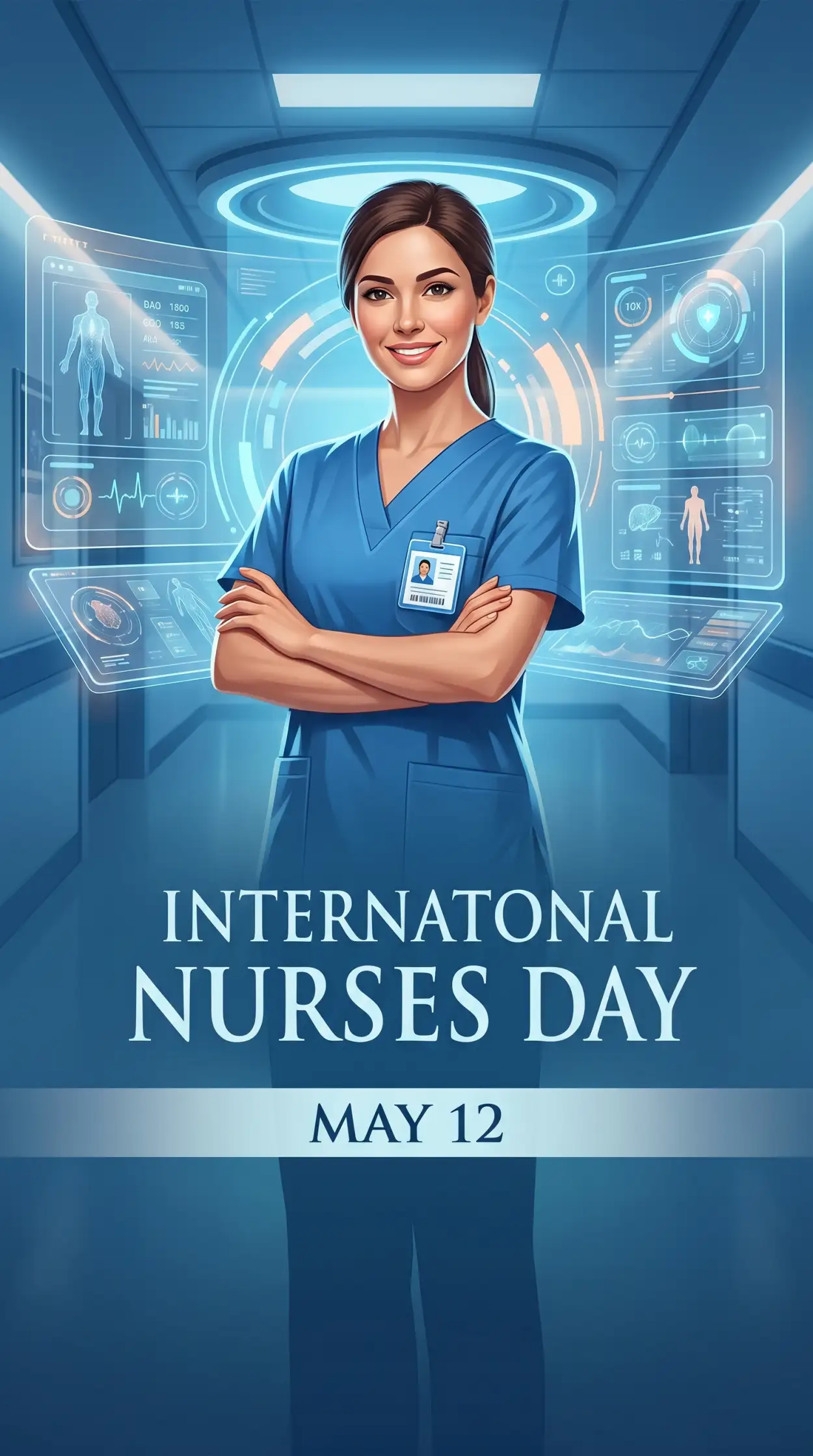 Free Download International Nurses Day 2026 Mobile Wallpaper - High Quality International Nurses Day 2026 Wishes Image