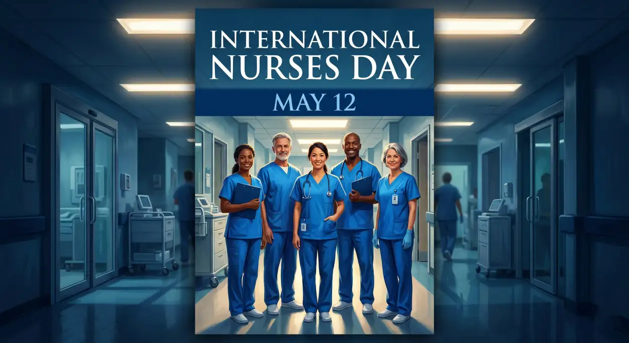 Free Download International Nurses Day 2026 Nurses Appreciation Day Poster - High Quality International Nurses Day 2026 Wishes Image
